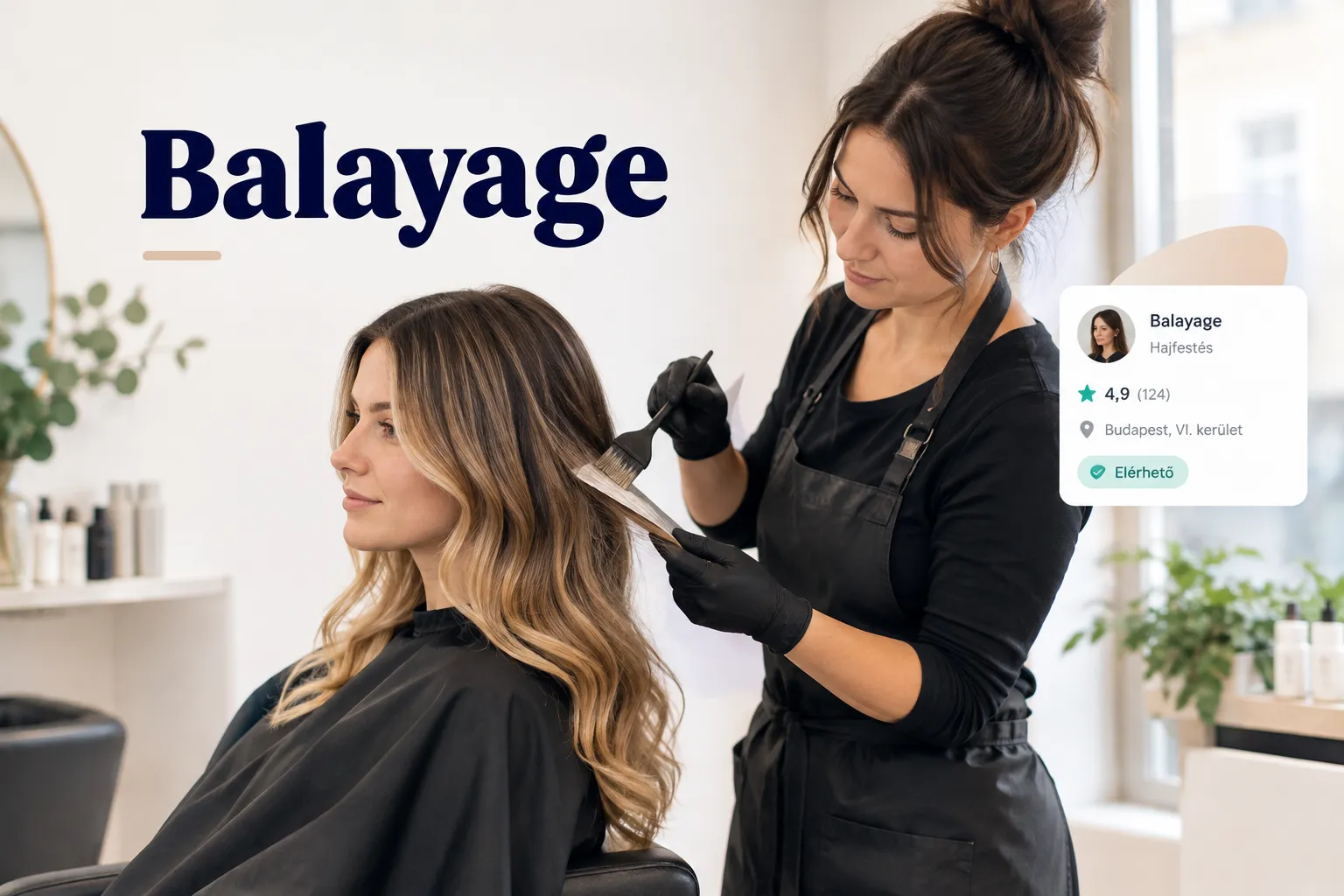 Hand-painted balayage highlights blending seamlessly into warm brunette hair for a natural, sun-kissed look