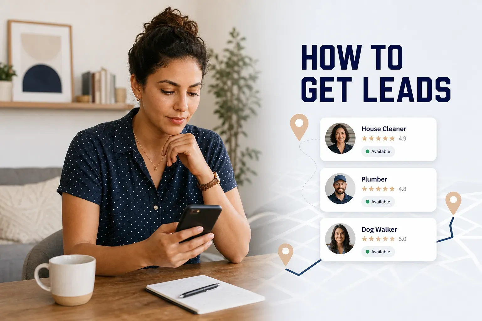 Sales funnel diagram showing strategies for how to get leads through content, ads, and referrals