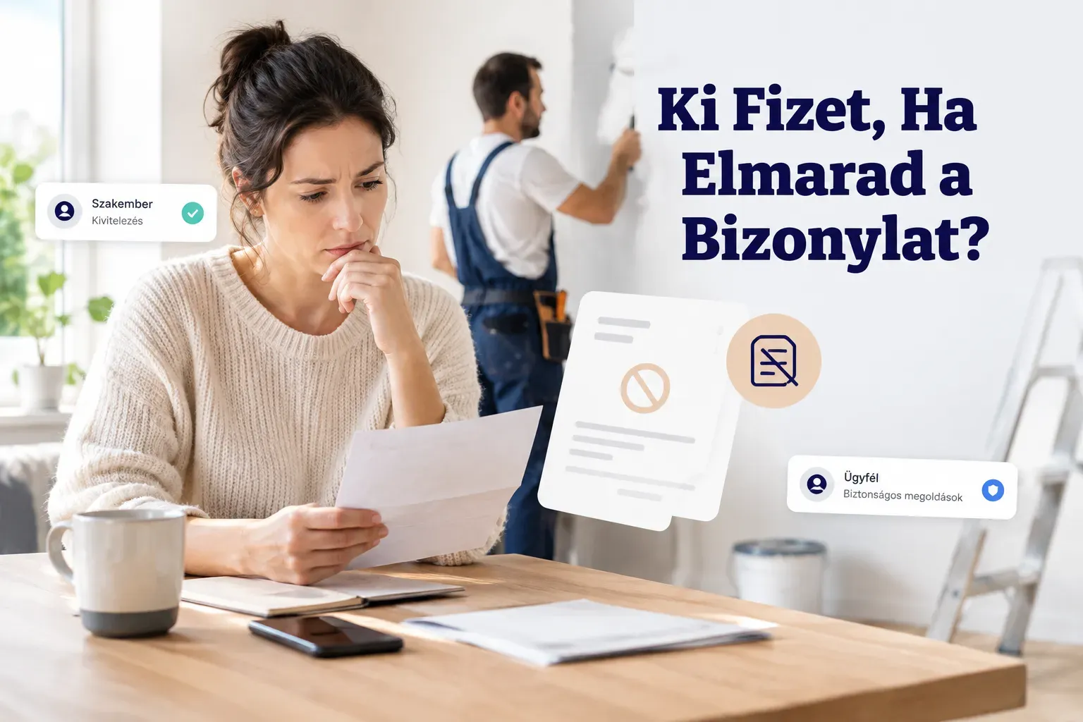 Munkás és megrendelő vitája fizetési bizonylat hiányában számla nélküli munka után